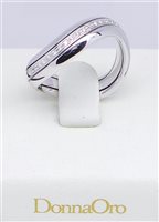 Ring Donna Oro Woman Infinity in Gold Diamante 0.07 Ct DFAF2193.007-14